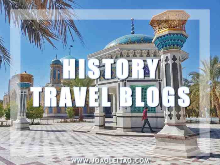 Travel blogs about famous historical figures